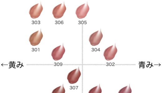 グロウリップティント【オペラ】ほぼ全色比較｜ブルベ・イエベ向きの色味をチャートで解説